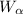 Mathematical equation: $W_{\alpha}$