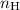 Mathematical equation: $n_{{\rm H}}$