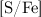 Mathematical equation: $\mbox{\rm [S/Fe]}$