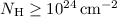 Mathematical equation: $N_{\rm H} \geq 10^{24}\,\rm{cm^{-2}}$