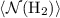 Mathematical equation: $\langle{\cal N}{\rm (H_2)}\rangle$