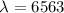 Mathematical equation: $\rm \lambda = 6563~\AA$