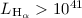 Mathematical equation: $L_{\rm H_\alpha} > 10^{41}$