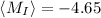 Mathematical equation: $\langle M_I\rangle = -4.65$