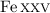 Mathematical equation: $\ion{Fe}{xxv}$