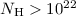 Mathematical equation: $N_{\rm H}>10^{22}$