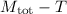 Mathematical equation: $M_{\rm tot}-T$