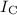 Mathematical equation: $I_{{\rm C}}$