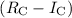 Mathematical equation: $(R_{{\rm C}}-I_{{\rm C}})$