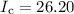 Mathematical equation: $I_{\rm c}=26.20$