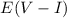 Mathematical equation: $E(V-I)$