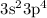 Mathematical equation: $\rm 3s^23p^4$
