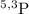 Mathematical equation: $\rm ^{5,3}P$