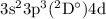 Mathematical equation: $\rm 3s^23p^3(^2D^{\circ})4d$