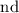 Mathematical equation: $\rm{nd}$