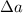 Mathematical equation: $\Delta a$