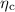 Mathematical equation: $\eta _{\rm c}$
