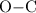 Mathematical equation: $\rm O{-}C$
