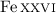 Mathematical equation: $\ion{Fe}{xxvi}$