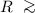 Mathematical equation: $R~\ga$