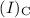 Mathematical equation: $(I)_{\rm C}$