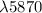 Mathematical equation: $\lambda5870$
