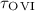 Mathematical equation: $\tau_{\rm O\,VI}$