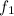 Mathematical equation: $f_\mathrm{1}$