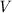 Mathematical equation: $\it V$