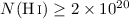 $N(\ion{H}{i}) \geq 2 \times 10^{20}$
