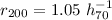 $r_{200}=1.05~h^{-1}_{70}$