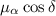 $\mu_\alpha \cos{\delta}$