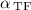 $\alpha_{\mathrm{\,{\small TF}}}$
