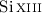 Mathematical equation: $\ion{Si}{xiii}$