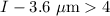 Mathematical equation: $I-3.6~\mu{\rm m}>4$
