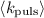 Mathematical equation: $\langle k_{\rm puls}\rangle$