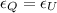 Mathematical equation: $\epsilon_{Q}=\epsilon_{U}$