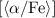 Mathematical equation: $[\langle \alpha/{\rm Fe}\rangle]$