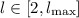 Mathematical equation: $l\in [2,l_{\max}]$