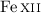 Mathematical equation: $\ion{Fe}{xii}$