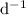 Mathematical equation: ${\,{\rm d}^{-1} }$