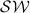 Mathematical equation: ${\cal SW}$
