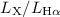 Mathematical equation: $L_{\rm X}/L_{\rm H\alpha}$