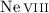 Mathematical equation: $\ion{Ne}{viii}$