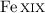 Mathematical equation: $\ion{Fe}{xix}$