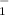 Mathematical equation: $_1^-$