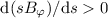 Mathematical equation: ${\rm d} (s B_{\varphi})/{\rm d}s > 0$