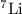 Mathematical equation: $\element[][7]{Li}$