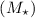 Mathematical equation: $(M_{\star})$