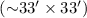 Mathematical equation: $({\sim}33\arcmin\times33\arcmin)$